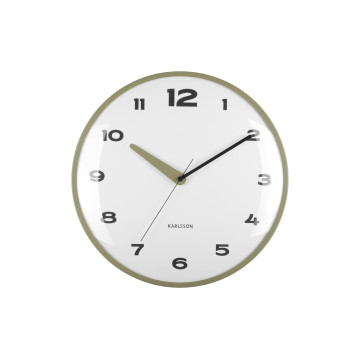 Nástenné hodiny Brisk Dome Karlsson KA6028GR, 40cm